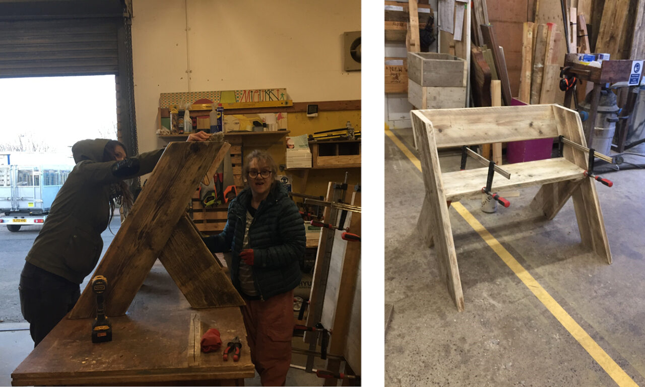 Women's Furniture Making Course Move On Wood Recycling